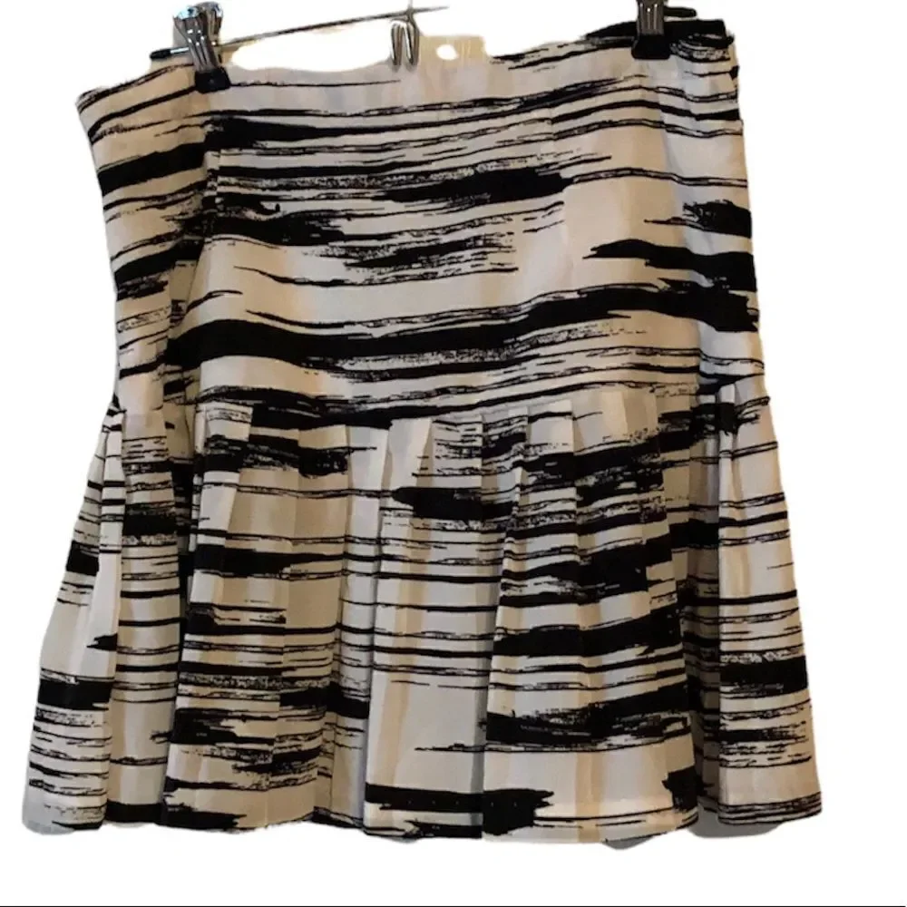 Banana Republic Drop Waist Pleated Skirt‎